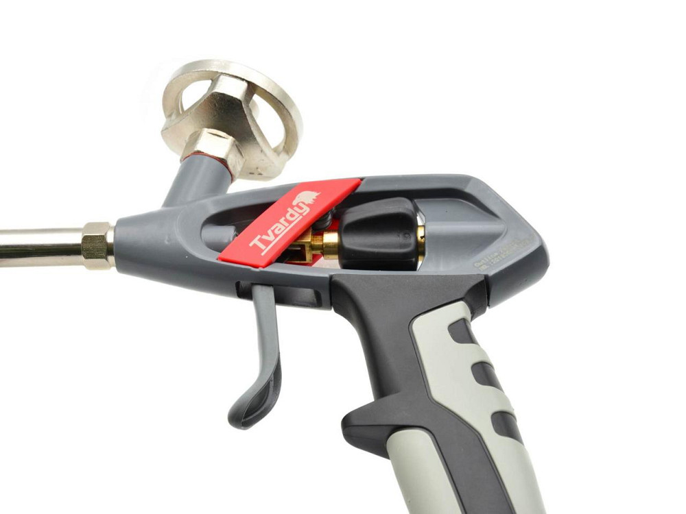 Пістолет монтажної піни "Tvardy" profi металевий Київ - фото 3