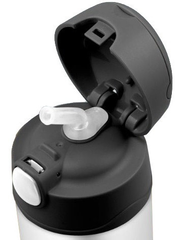 Дитяча Термофляга з трубочкою для напоїв 355 мл Thermos "FUNTAINER" (120010) Нержавіюча сталь Нововолинськ - фото 4