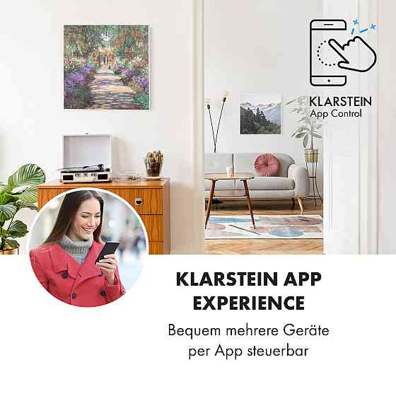 Розумний інфрачервоний нагрівач Wonderwall Air Art 60x60 см, 350 Вт, настінне встановлення, керування Рівне