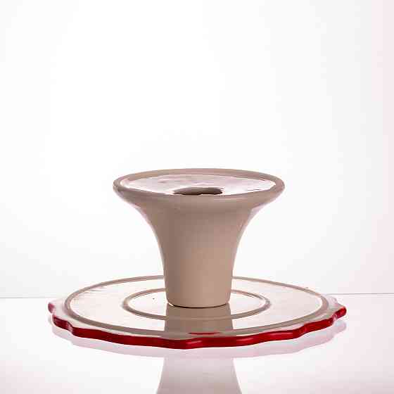 Yiwu Тортівниця порцелянова на ніжці New Year Ø21 (см) CR-1-6 Коломыя