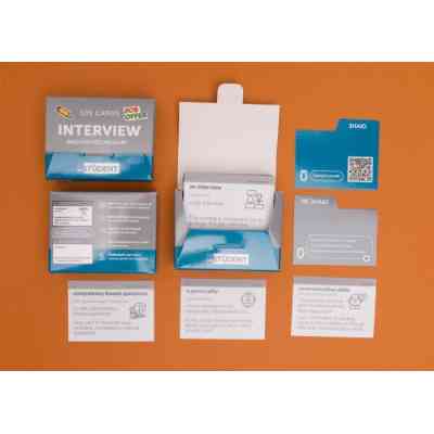Обучающий набор English Student Карточки для изучения английского языка Interview English Vocabulary, украинский (591225969) Винница