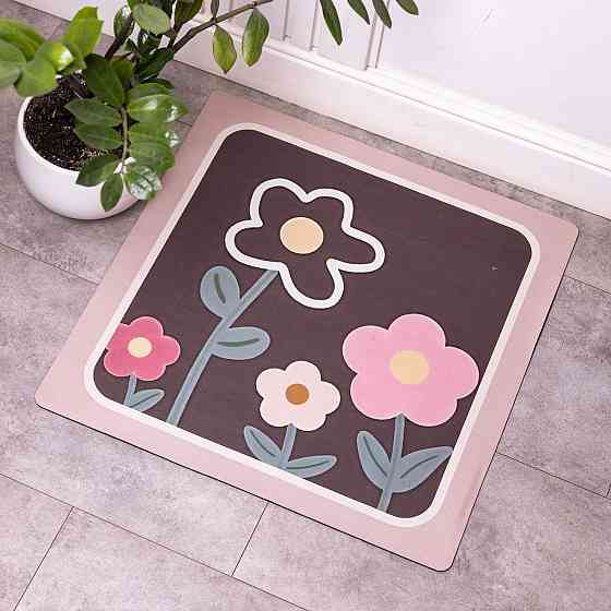 Килимок для ванної кімнати 58*58 см діатомітовий HP-42-6 Коломия