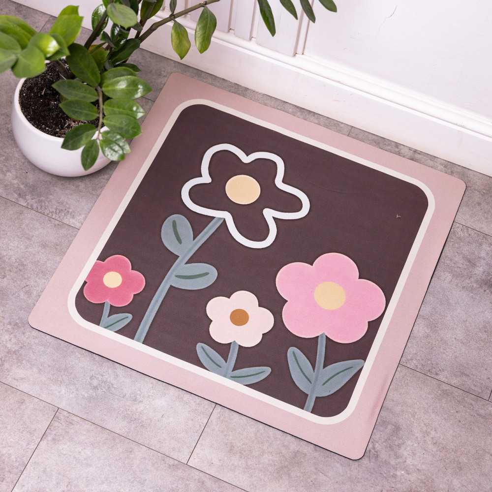 Килимок для ванної кімнати 58*58 см діатомітовий HP-42-6 Коломия - фото 4