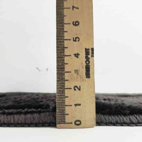 Килимок для ванних кімнат поліпропіленовий TM DarianA Standard u-cut 60*50 сірий геометрія Житомир