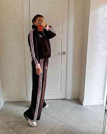 Женский теплый прогулочный костюм двойка с лампасами трехнить на флисе 48/52 Одесса