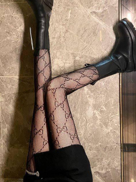 Женские универсальные черные колготки с рисунком Одесса - изображение 6