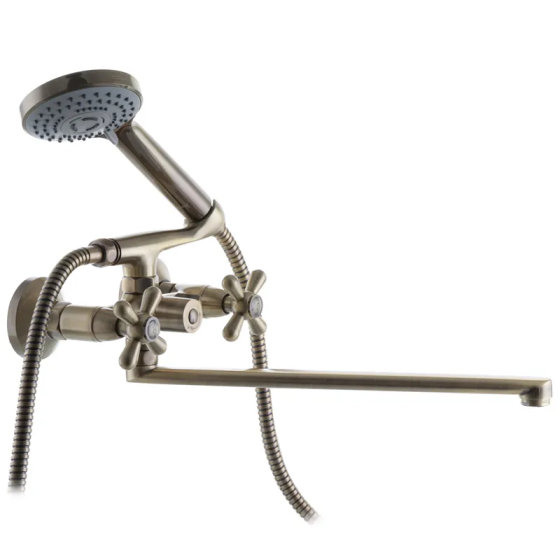 Смеситель для ванны Haiba Dominox 140 бронзовый (HB0062) Киев