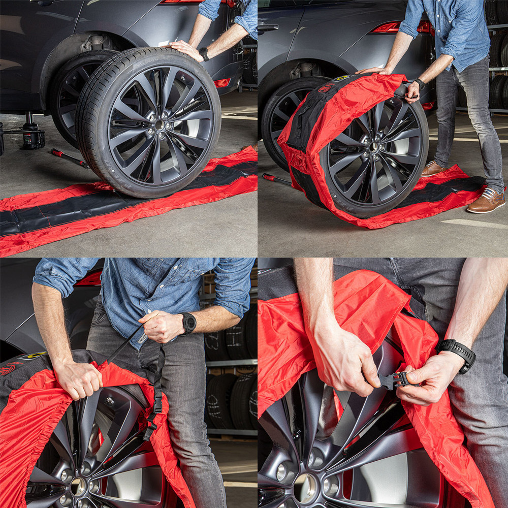 Преміум набір чохлів для коліс 4шт "SUV WheelStar PRO" XL/SUV 16"-22" чорні Heyner, 735100 Київ - фото 6