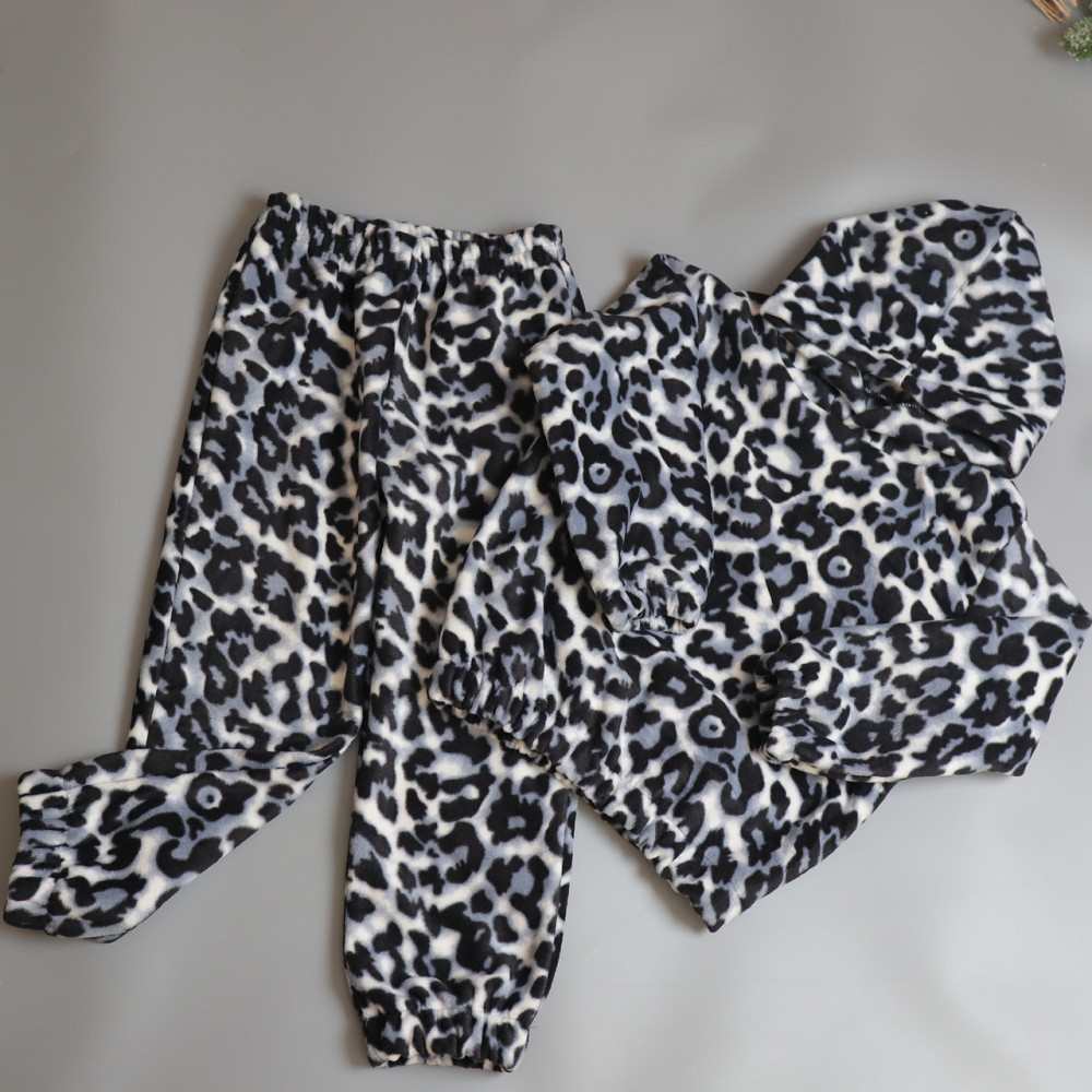 Теплый флисовый детский костюм лео серый (худи с капюшоном + штаны) 86 Каменец-Подольский - изображение 1