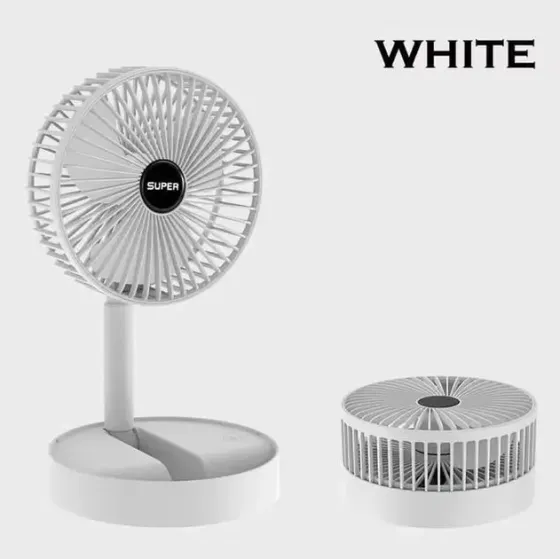 Портативный мини вентилятор для дома Telescopic Folding Fan Складной настольный вентилятор с USB зарядкой Коломия