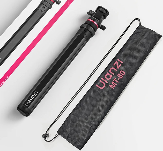 Стійка штатив для освітлення камери компактна туристична 213см Ulanzi MT-80 Київ - фото 5