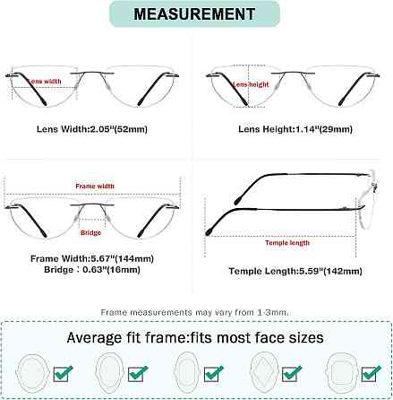 Окуляри для читання Eyekepper Rimless 4-pack прозорі безоправні напівмісяцеві +0.5 надлегкі унісекс з силіконовими носоупорами Київ