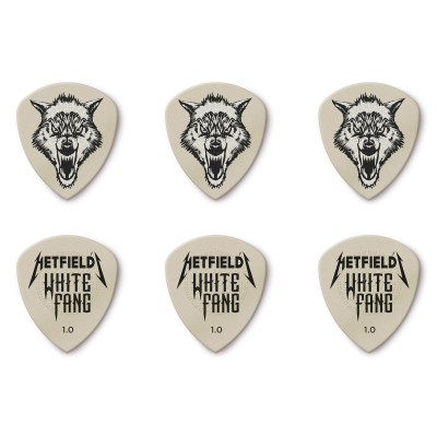 Медиатор Jim Dunlop White Fang Custom Flow Pick Tin 1.0mm 6 шт. (PH122T1.0) Винница - изображение 2