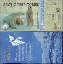 Арктические территории / Арктика 1 1/2 доллара 2014г UNC плімер Полтава - фото 1