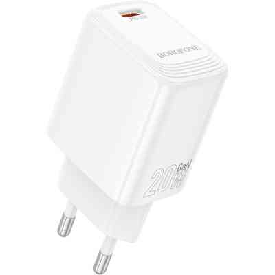 Зарядное устройство BOROFONE BN26 Fuente USB-C PD20W White (6941991120237) Винница