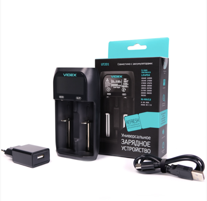 Зарядное устройство 2x18650 и др./ от USB / Videx UT201 Днепр - изображение 5
