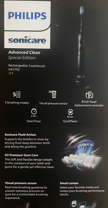 Електрична зубна щітка Philips Sonicare Advanced Clean Special Edition Харків - фото 1
