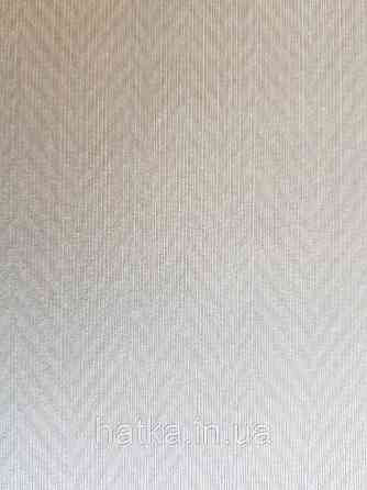 Текстильні шпалери на флізеліновій основі Cador Rasch Textil 086811 молочний білий зигзаги яличка Київ