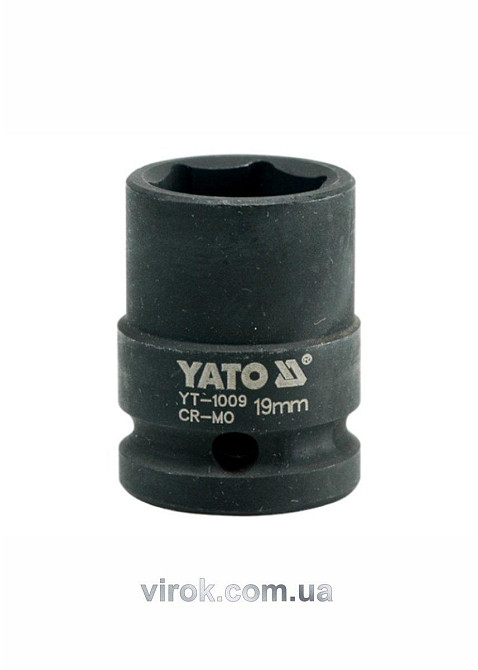 Головка торцева ударна шестигранна YATO 1/2