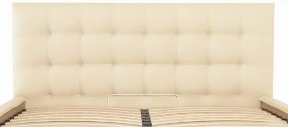 Кровать Двуспальная Chester New VIP 160 х 200 см Fly 2207 С дополнительной металлической цельносварной рамой Бежевый Киев