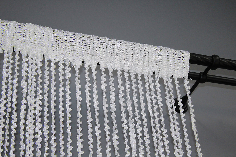 Штори-нитки спіраль з люрексом Білий 300х300см 1 шт (61-051) Київ - фото 8