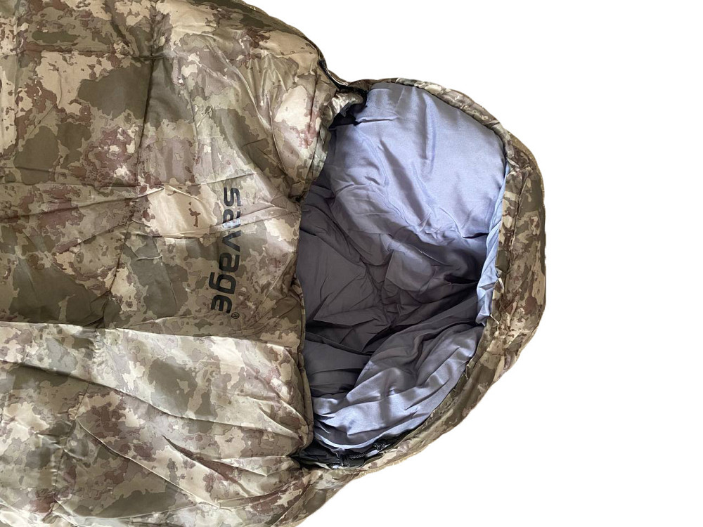 Спальний мішок тактичний для військових та армії ЗСУ, Спальник-кокон армійський Камуфляж Кам'янець-Подільський - фото 4