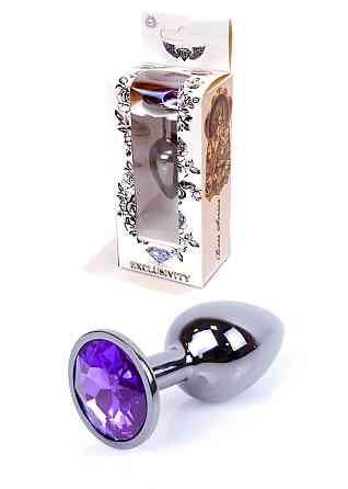 Анальна пробка -Jawellery Dark Silver PLUGPurple Sex Aura Київ