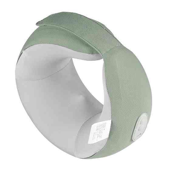 Массажная подушка дорожная U-образная для шеи 1200мАч с роликовым массажем и липучкой для поездок Киев