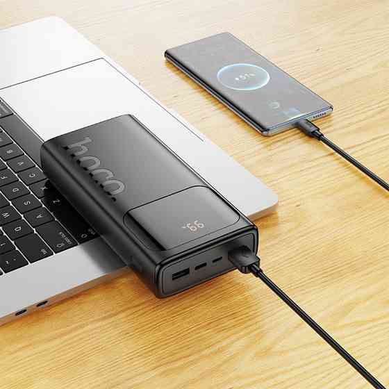 Внешний аккумулятор HOCO J144A Hymn power bank (30000mAh) Black Киев