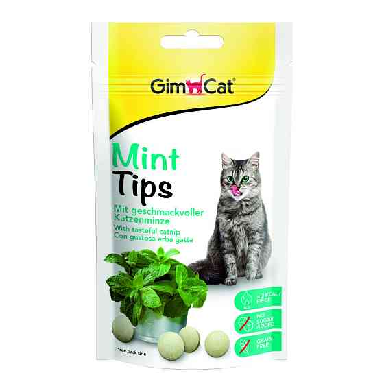Вітамінізовані ласощі для котів GimCat Cat-Mintips з котячою м'ятою, 40 г Вінниця