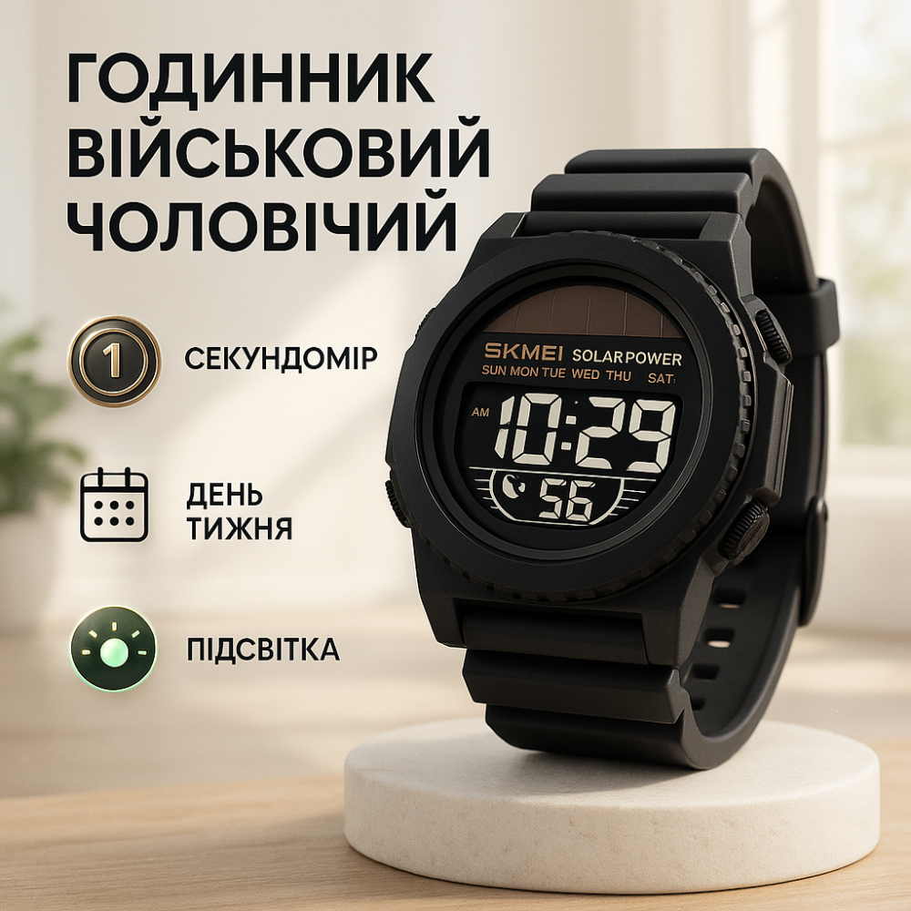 Армейские наручные часы для мужчины, Водонепроницаемые часы для рыбалки рыбака охотника XS-10 Львов - изображение 6