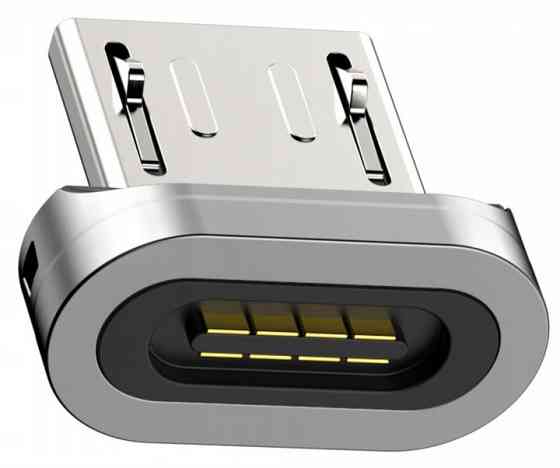 Наконечник Baseus Micro-USB CAMXC-E для магнітного кабелю (Сріблястий) Николаев