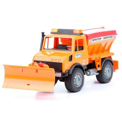 Спецтехніка Bruder вантажівка MB Unimog 1:16 Жовтогарячий (02572) Вінниця - фото 3