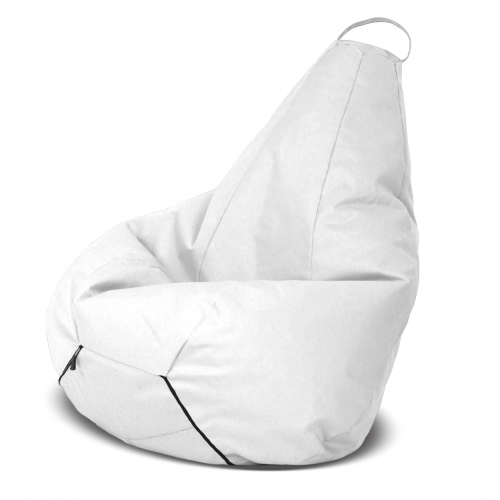 Кресло-груша Хатка Белая Средняя 80х100 Киев