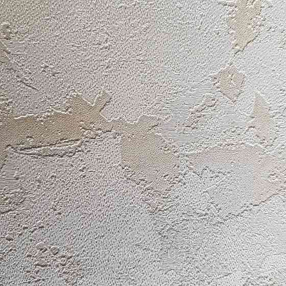 Шпалери метрові вінілові на флізелін 24 Carati Cristiana Masi під штукатурку структурні білі, з золотистим Київ