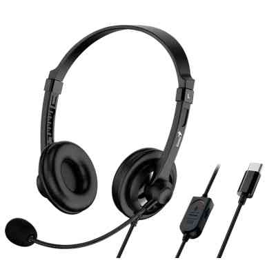 Наушники Genius HS-230U USB-C Black (31710021405) Винница