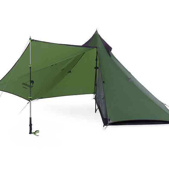 Надлегкий одномісний намет з гострою верхівкою Naturehike NH17T030-L (Темно-зелений) Вінниця