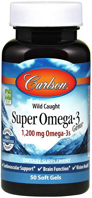 Супер Омега-3 Концентрат (Omega-3, Fish oil concentrate) 1000 мг 50 капсул Киев - изображение 1