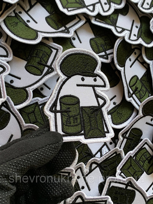Шеврон флорк снабженець (Форма контурна. На липучці) Розмір 8x6см Київ - фото 4