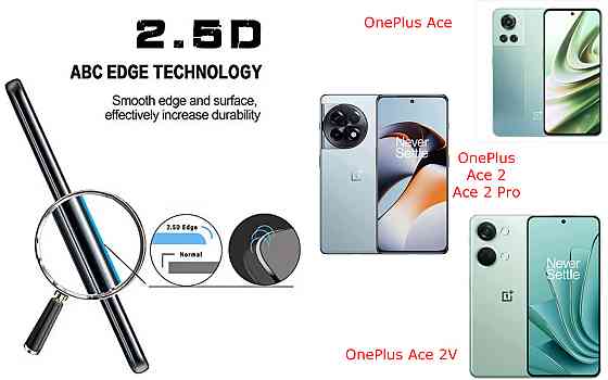 Захисне скло ArmorGlass для OnePlus Ace, Ace 2, Ace 2 Pro, Ace 2V – стійке до подряпин та ударів Київ