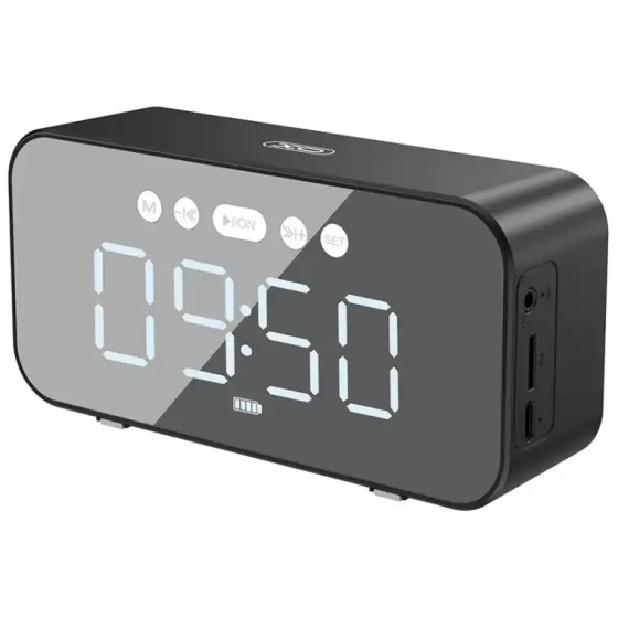 Беспроводная Bluetooth колонка часы XO F41 FM TF-карта (Черный) Винница