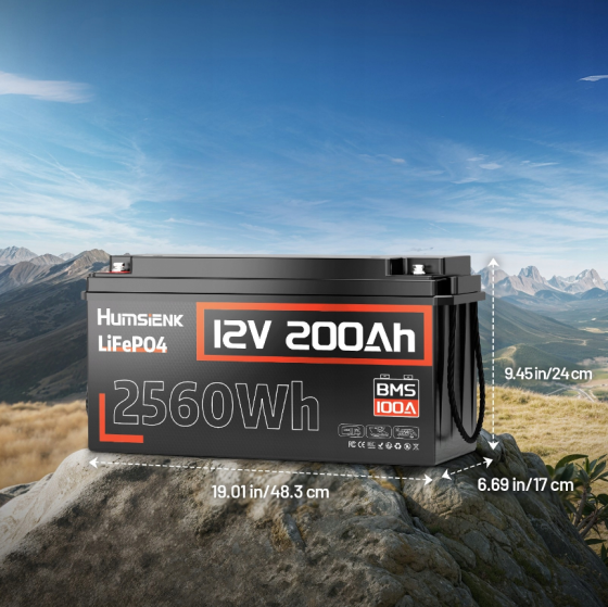 Аккумулятор LifePo4 200Ач 12V BMS 100А Humsienk (Польша) Киев