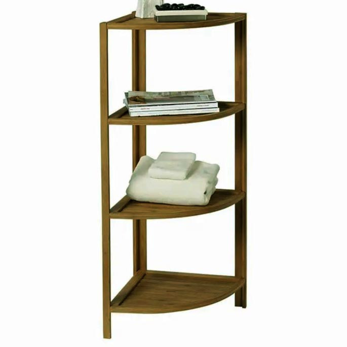 Стеллаж угловой для ванной 