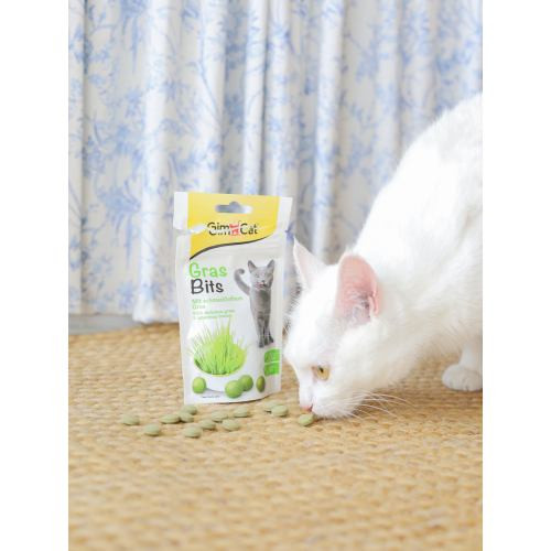 Лакомство GimCat GrasBits для кошек таблетки с травой 40 г Киев - изображение 4