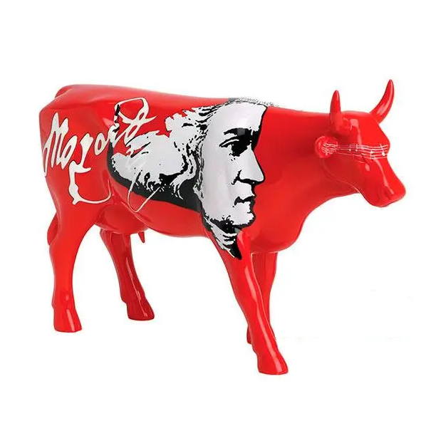 Статуетка корова Moozart Моцарт колекційна (Size L) полістоун Вінниця - фото 6