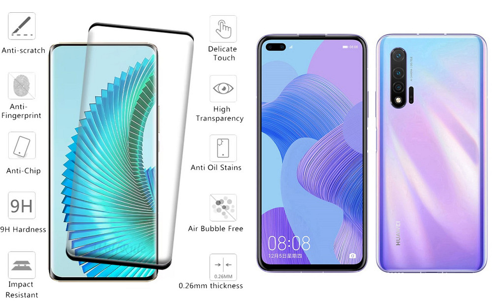 Защитное стекло HyperGlass Pro для HUAWEI Nova 6 5G – максимальная чувствительность и защита Киев - изображение 2