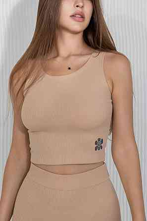 Топ у рубчик TotalFit N9-TR XXL, Бежевый Киев