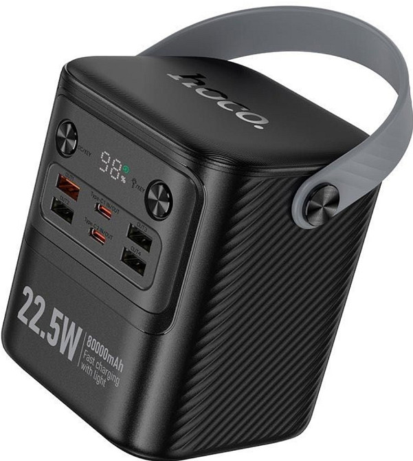Повербанк HOCO J152 80000mAh 22.5W швидка зарядка ліхтар. Харків - фото 3