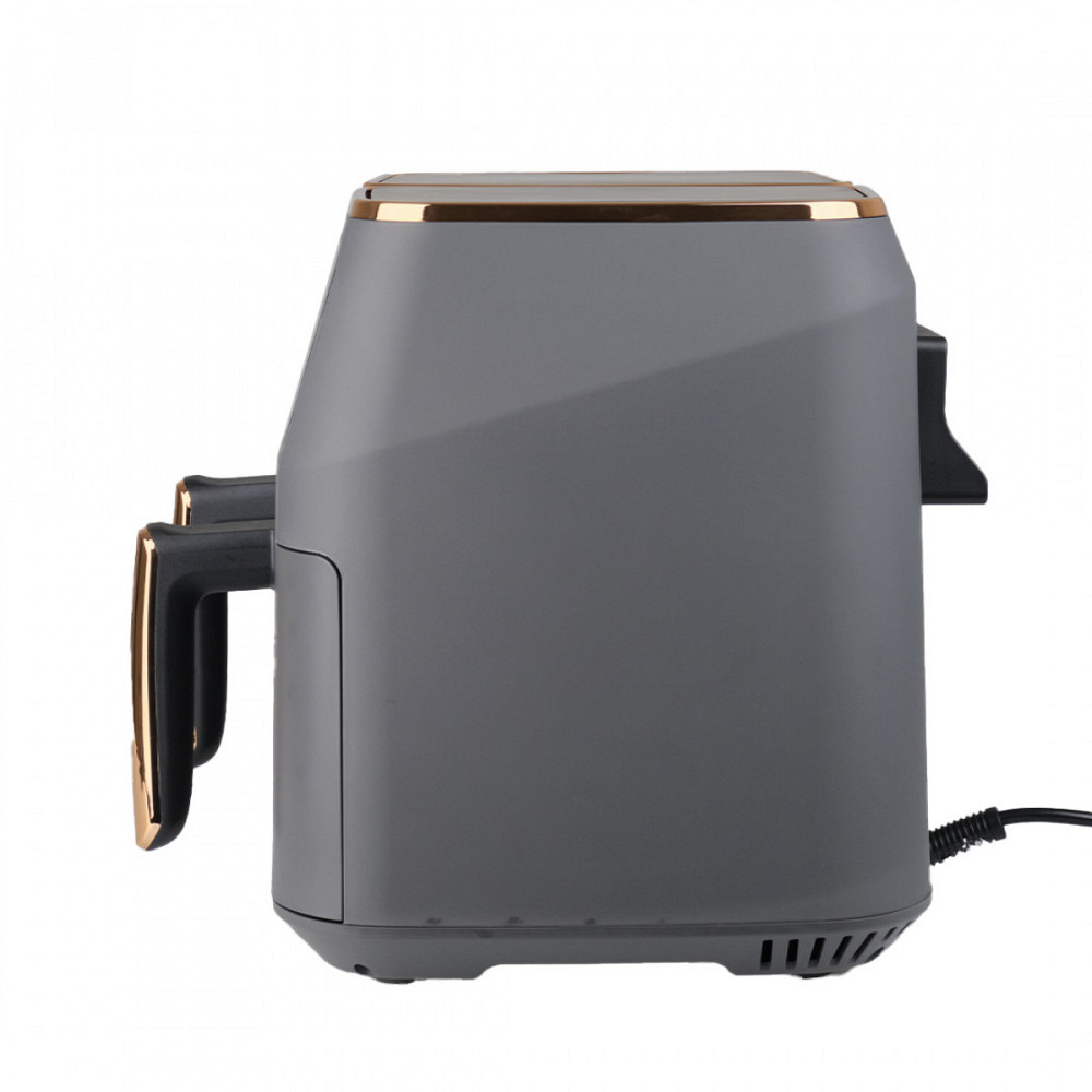 Sokany Аерогриль-фрітюрниця SOKANY SK-ZG-8030 на 8 літрів 2 відділення сіра Коломия - фото 4