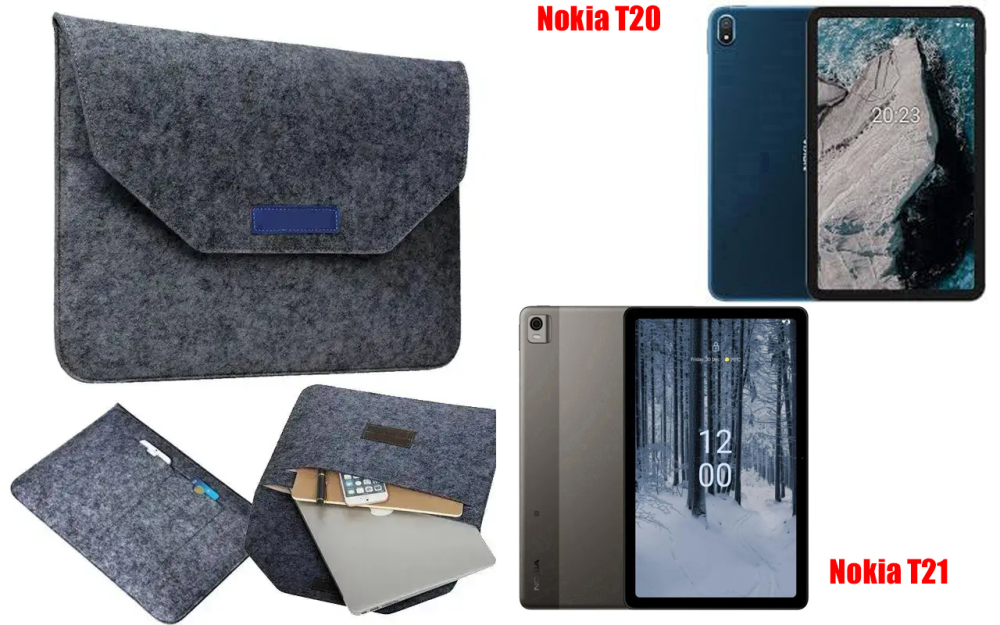 Сумка Wool із войлока для планшета Nokia T20, Nokia T21 Київ - фото 1